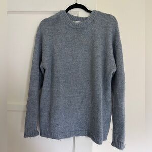 Reformation Blue Alpaca Sweater Small